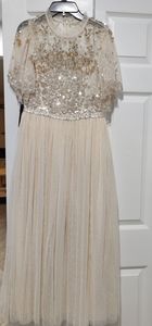 Needle and Thread cream color dress UK 10/US 6